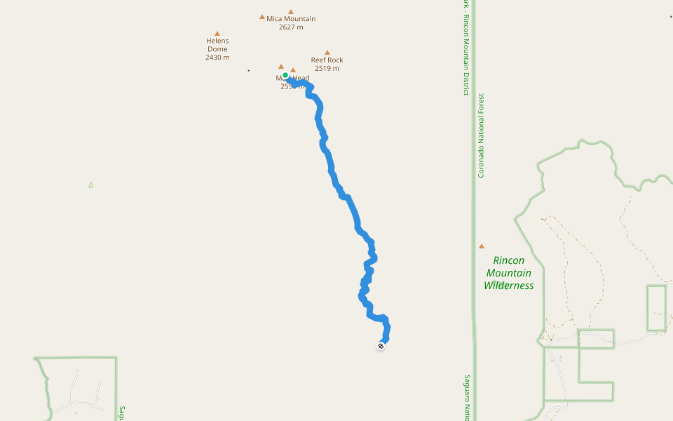 Heartbreak Ridge Trail in Arizona | Walking Map