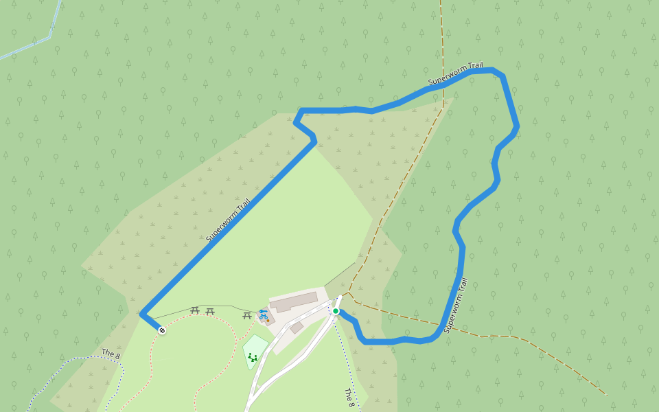 Superworm Trail walking route map in Slaidburn