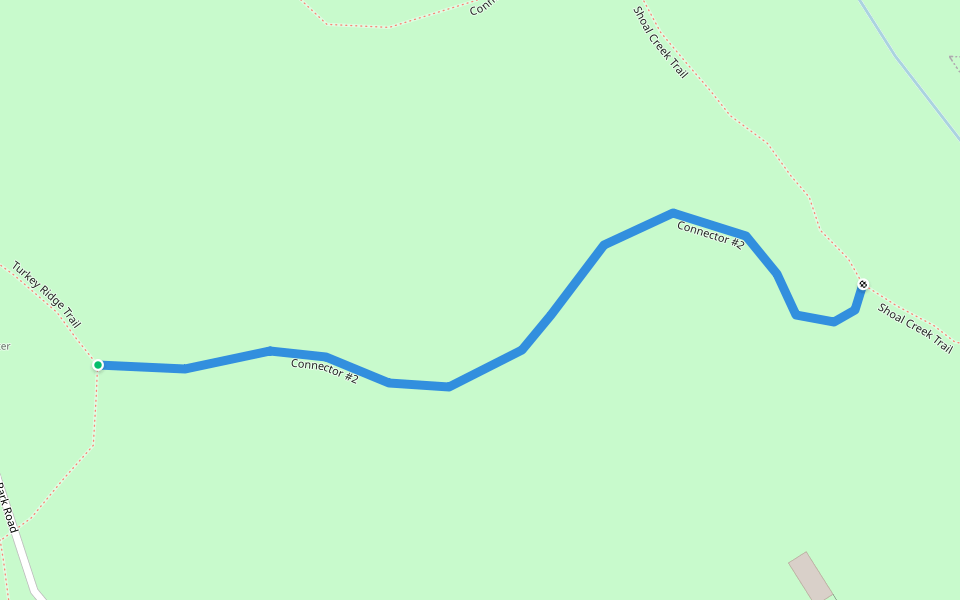 Connector #2 walking route map in Lawrenceburg