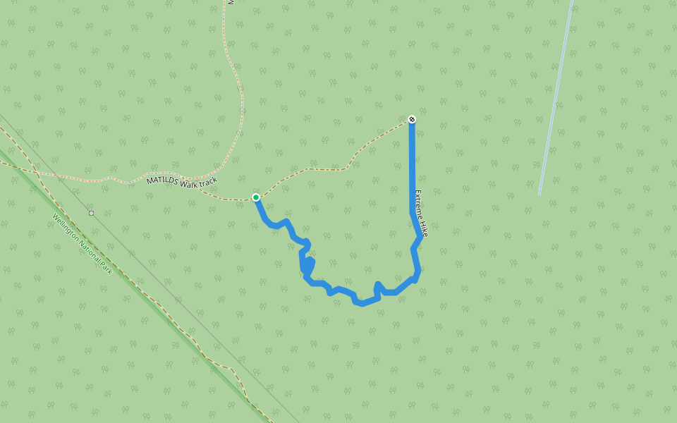 Extreme Hike walking route map in Worsley