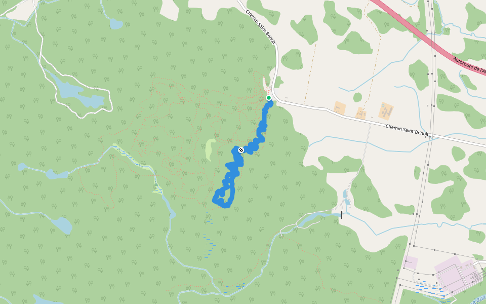 Rock'n Roll walking route map in Saguenay