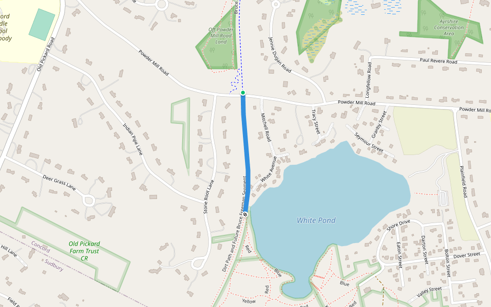 Dirt Path and Future Bruce Freeman Segment