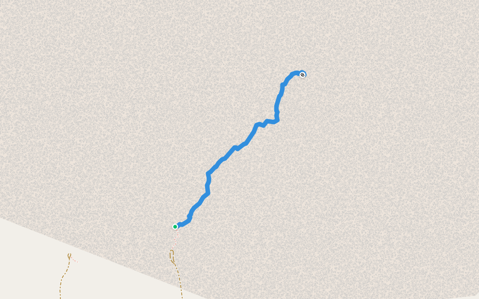 Edney's trail walking route map in East Lyons River