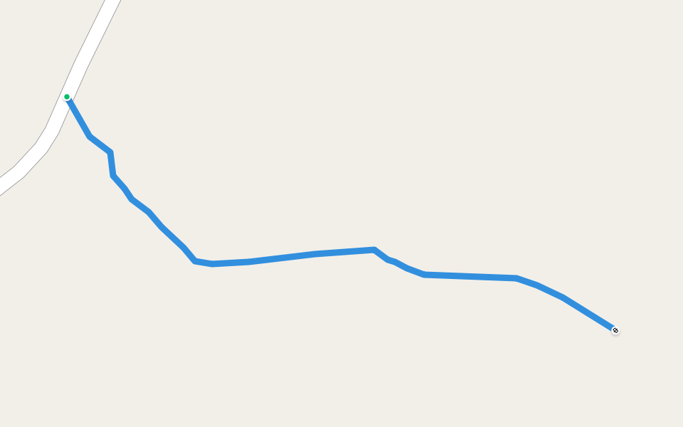 dirt path walking route map in Nagumu