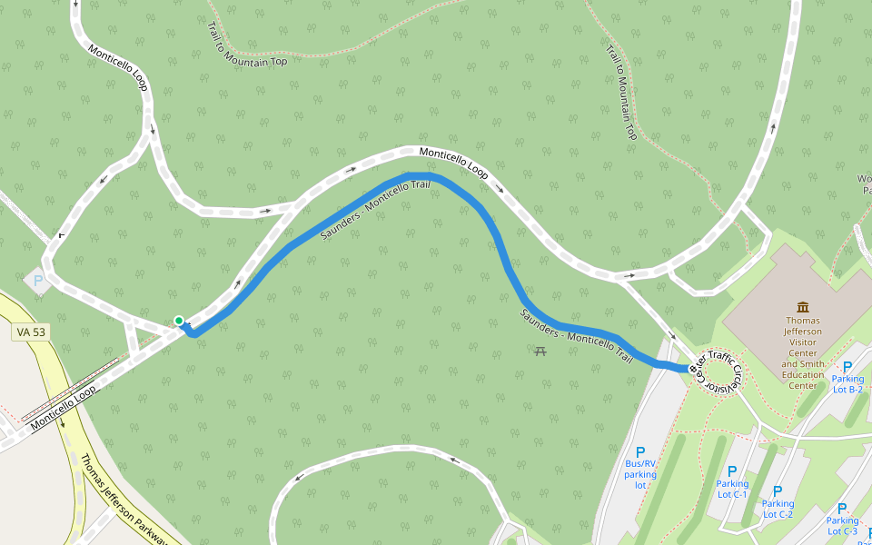 Saunders - Monticello Trail