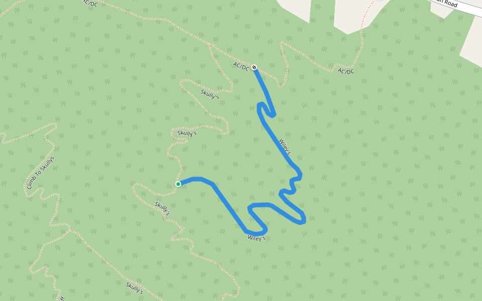 Wiley's walking route map in Richmond