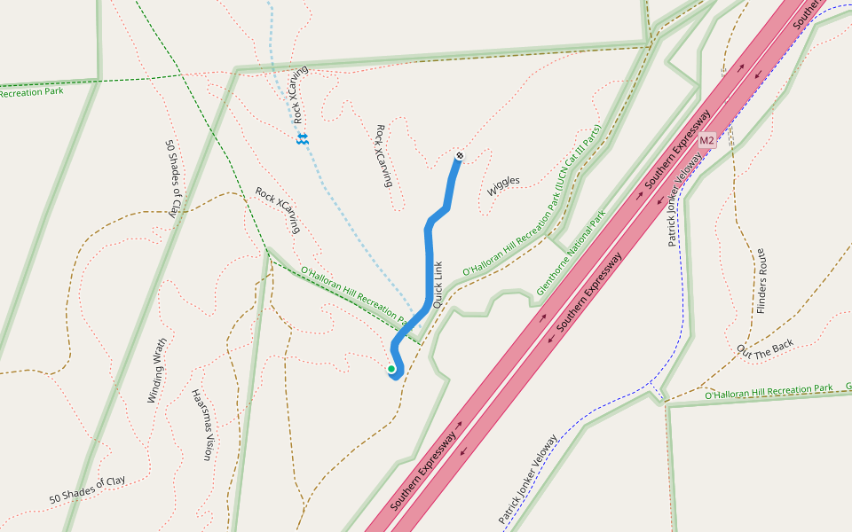 Quick Link walking route map in Sturt