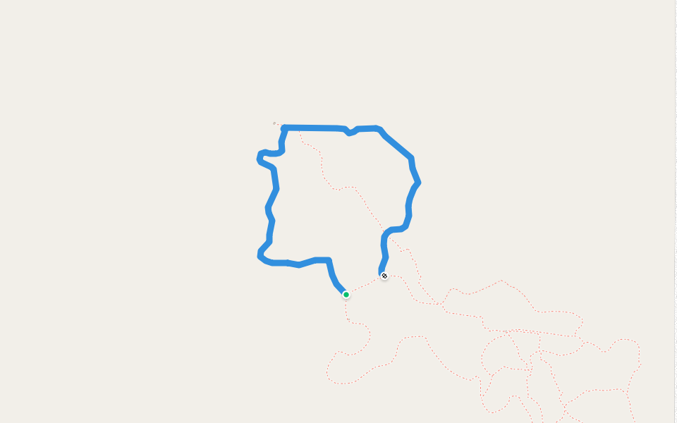 Ed's Inn Loop walking route map in Carmel