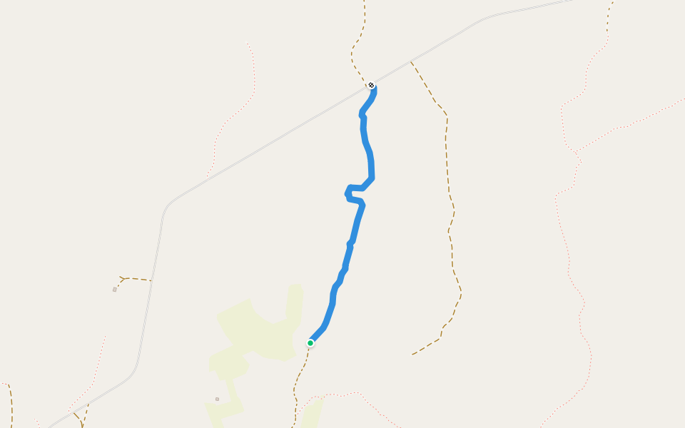 pääkallo polku walking route map in Knivsund