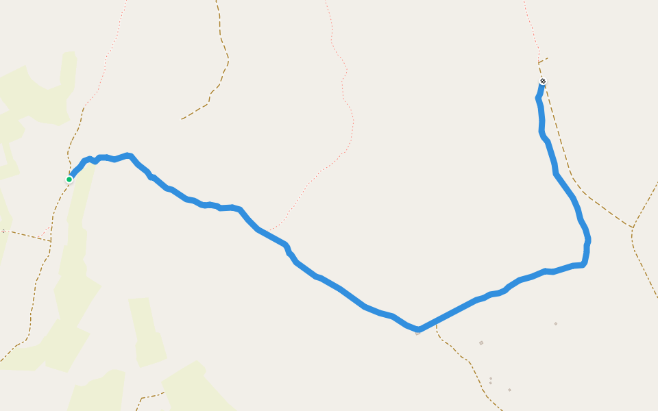 polku poleeseen walking route map in Knivsund