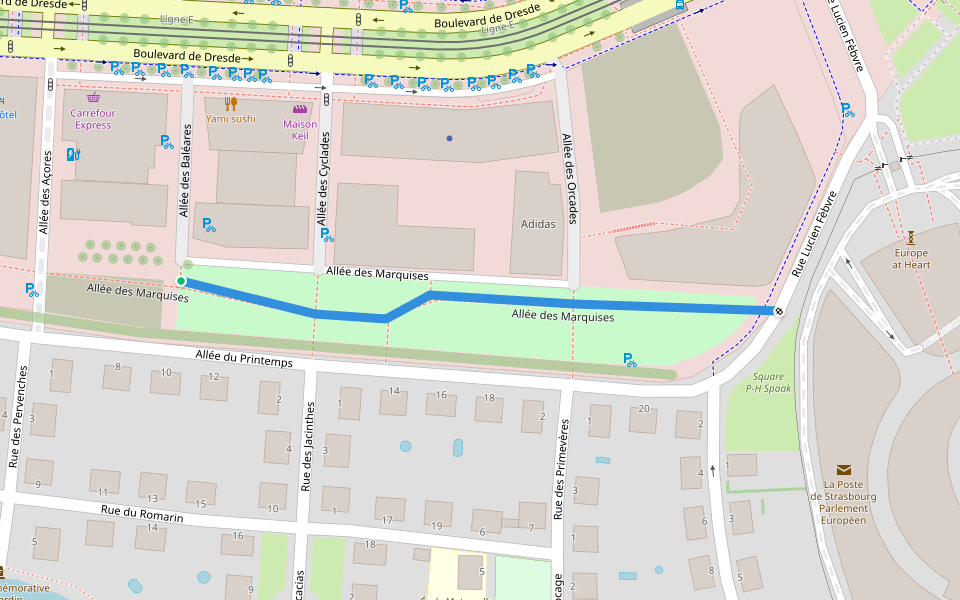 Allée des Marquises