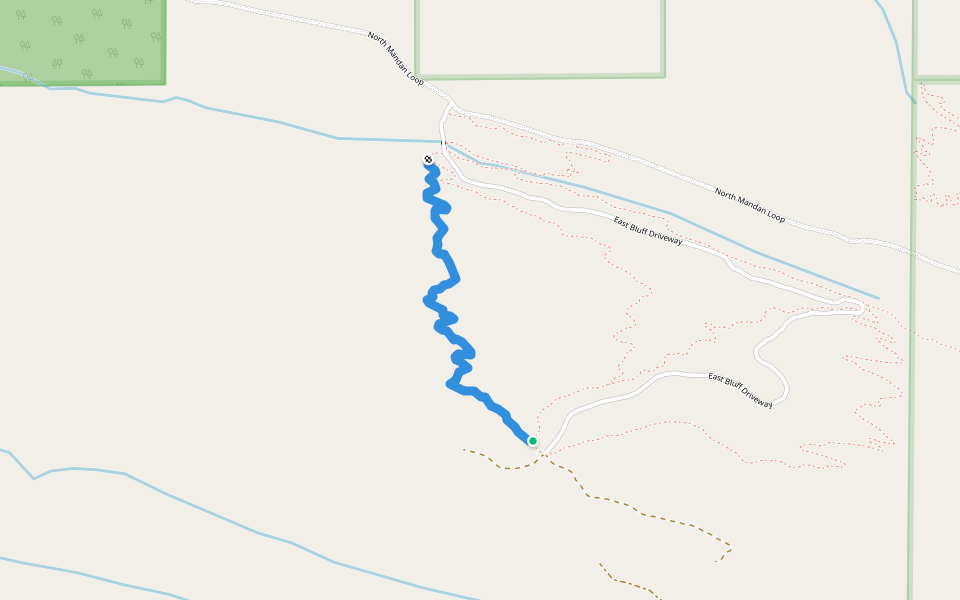 Citrus Tech walking route map in Copper Harbor