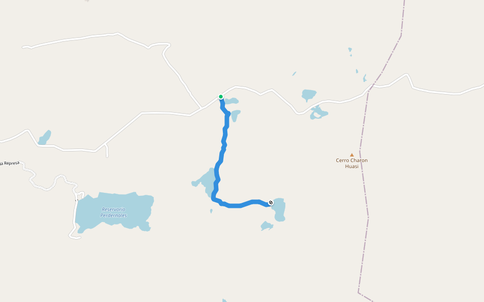 Path walking route map in Sarama