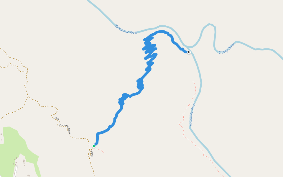Hamby Trail walking route map in Groveland