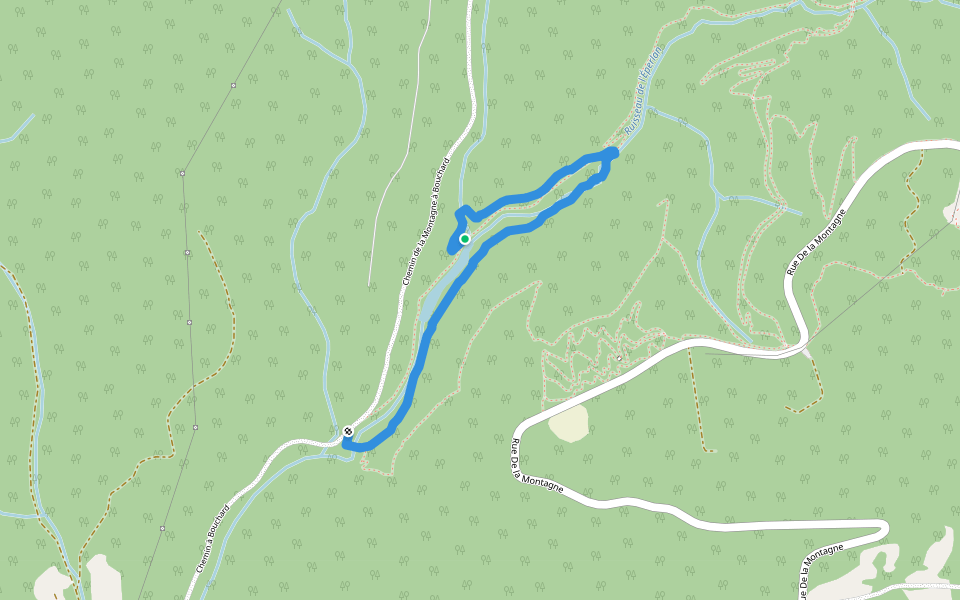 L'Éperlan walking route map in Carleton-sur-Mer