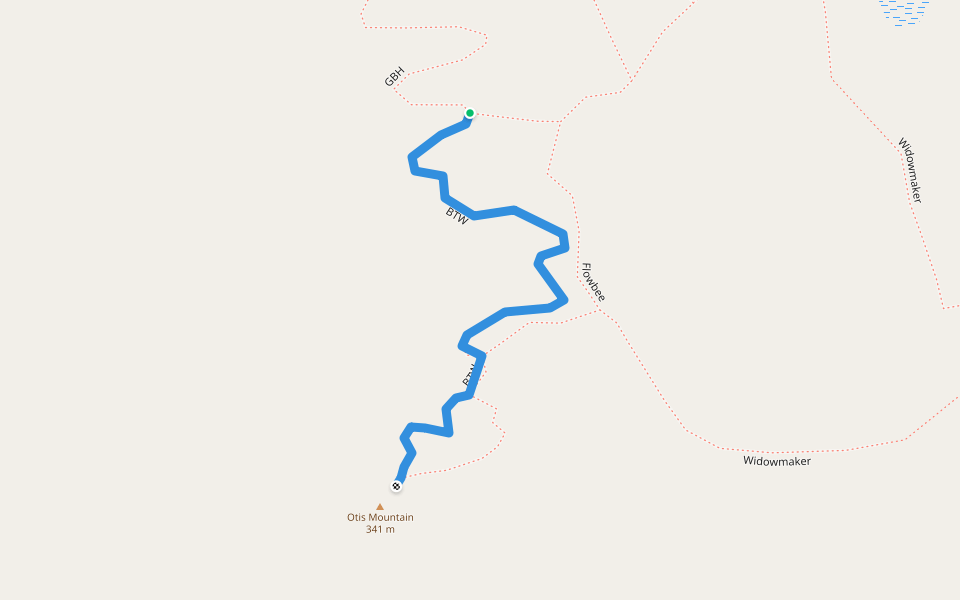 BTW walking route map in Elizabethtown