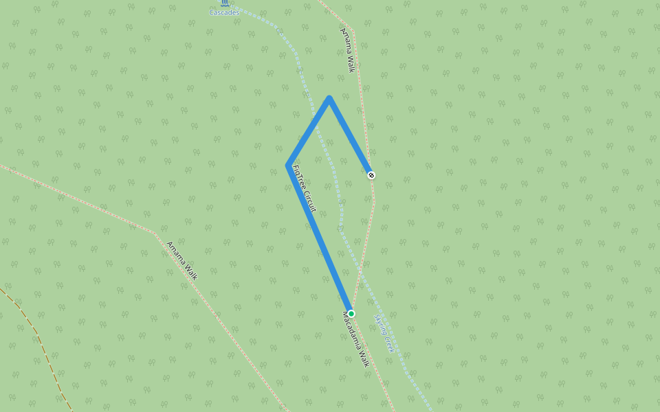 FigTree Circuit walking route map in Amamoor Creek
