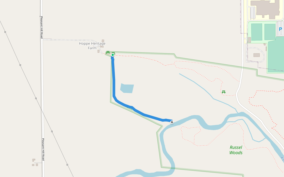 South Branch Prairie Trail walking route map in Kingston