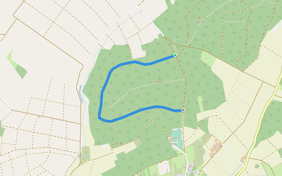 GeDANKEnweg walking route map in Greußenheim