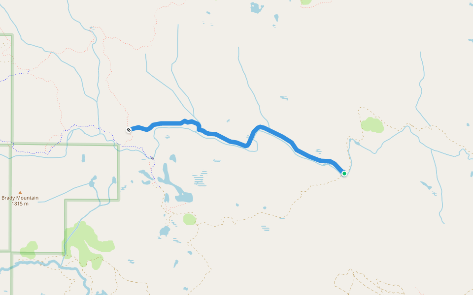 Fordyce Foot Trail walking route map in Baltimore Town