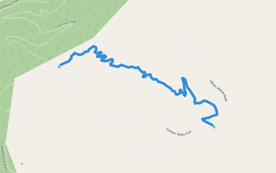 Hogback Heaven Trail walking route map in Morrison
