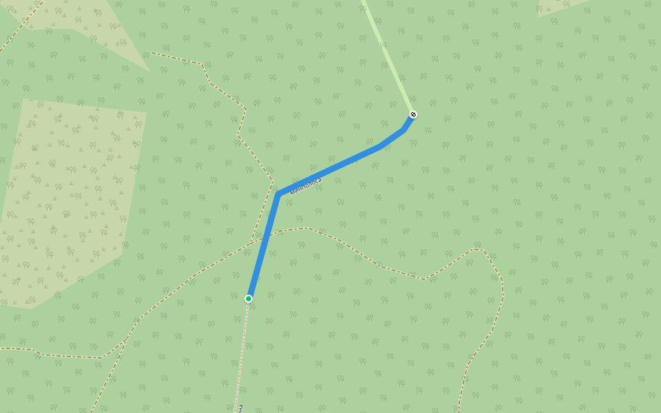 минполоса walking route map in Itkul'