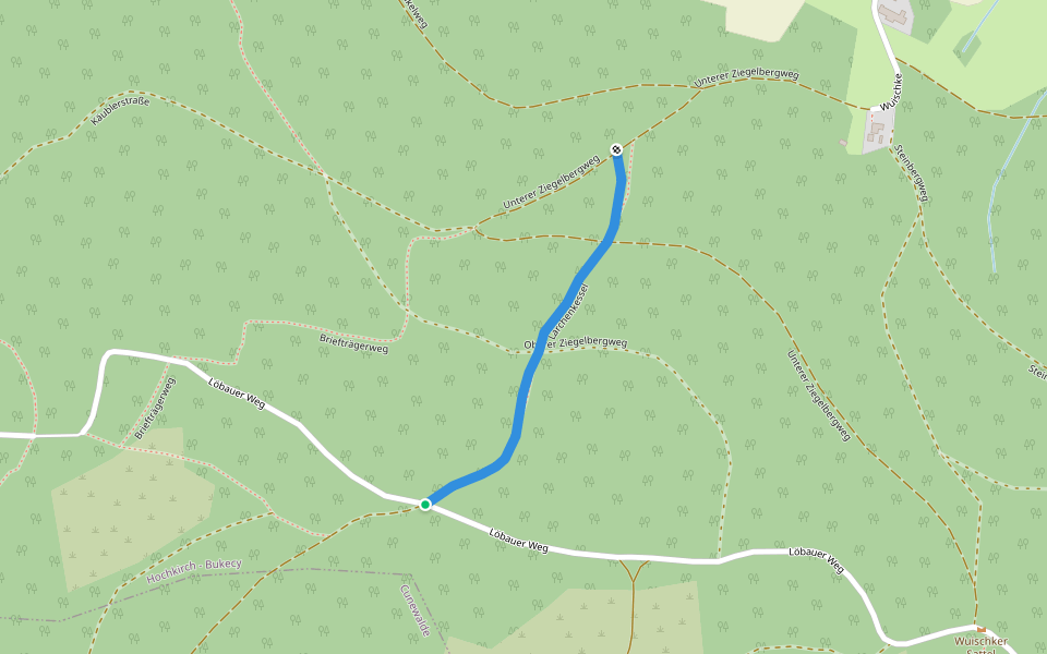 Lärchenkessel walking route map in Hochkirch