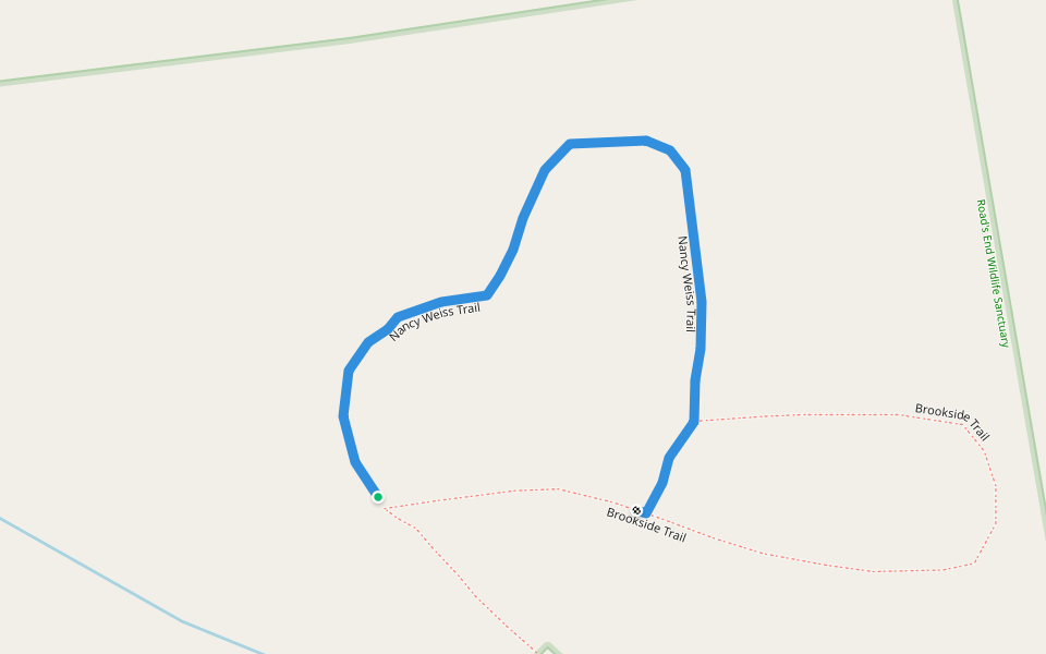 Nancy Weiss Trail walking route map in Worthington