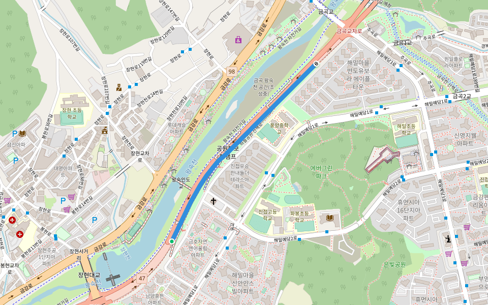 하늘공원 산책로