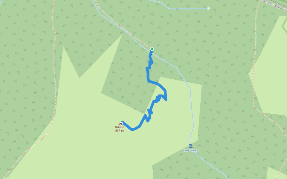 хардовый эндуро подъём walking route map in Vinogradnoe