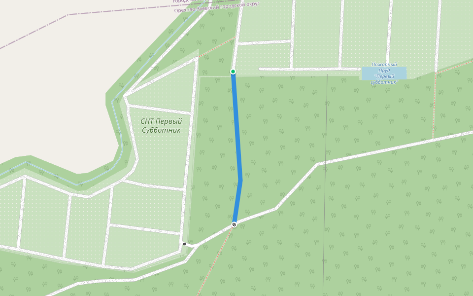 Тропинка walking route map in Fizik 2