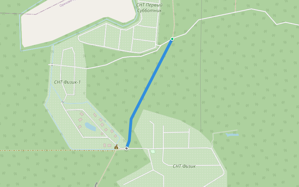 Тропа настоящих мужчин walking route map in Fizik 2