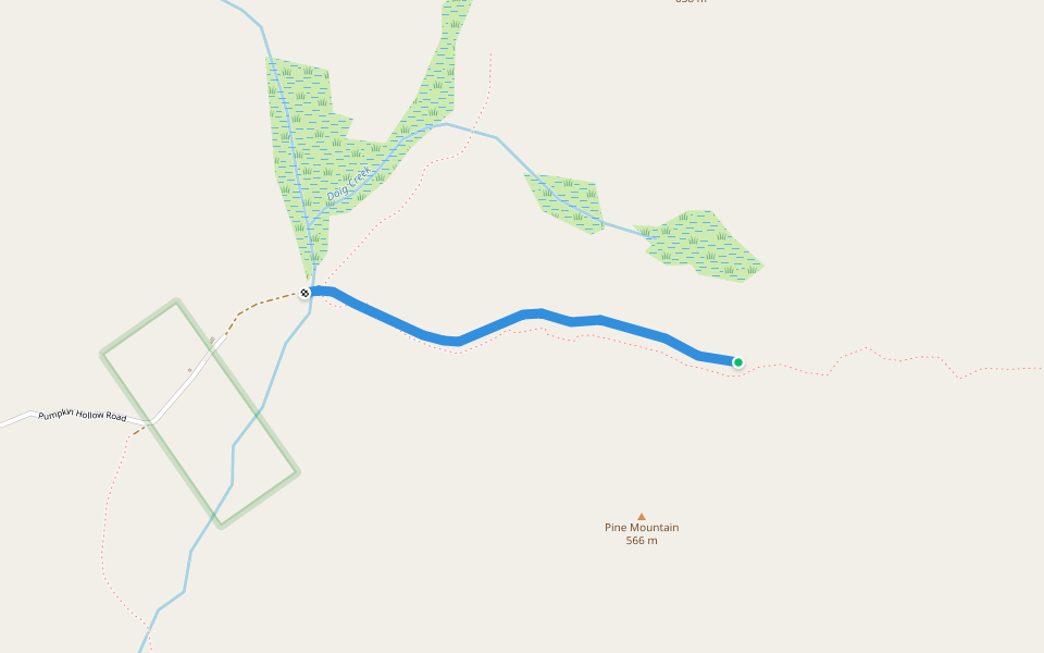 Wilcox Lake - Willis Lake Trail walking route map in Wells