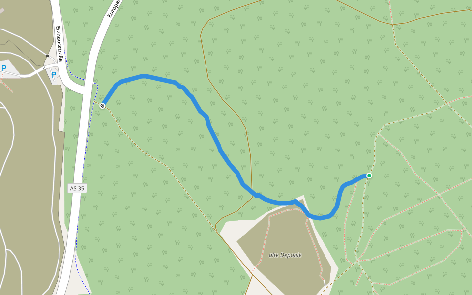 Eichelbergtrail walking route map in Sulzbach-Rosenberg