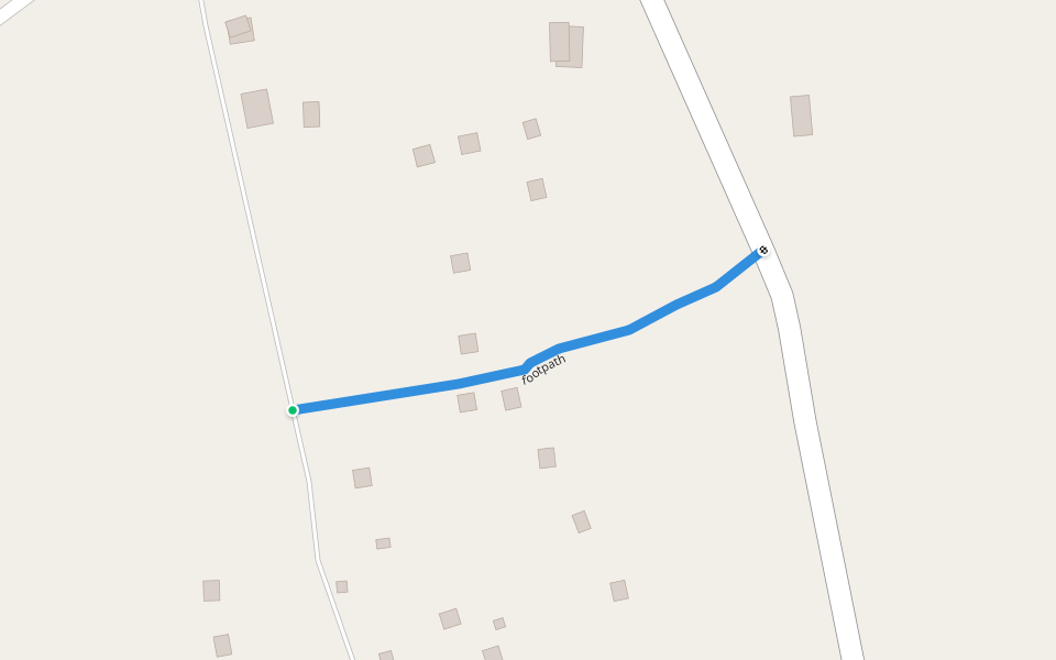 footpath walking route map in Anaitheevu