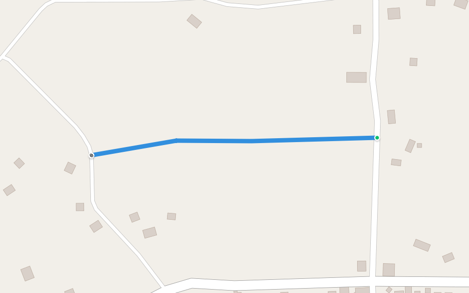 highway walking route map in Kallady