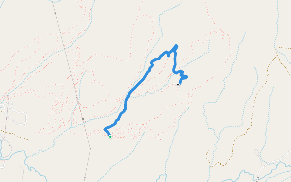 Wapiti Whip walking route map in Paonia