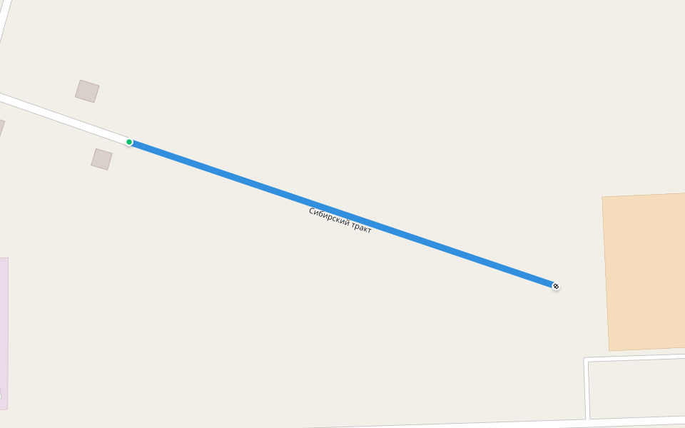 Сибирский тракт walking route map in Ust'-Lamenka