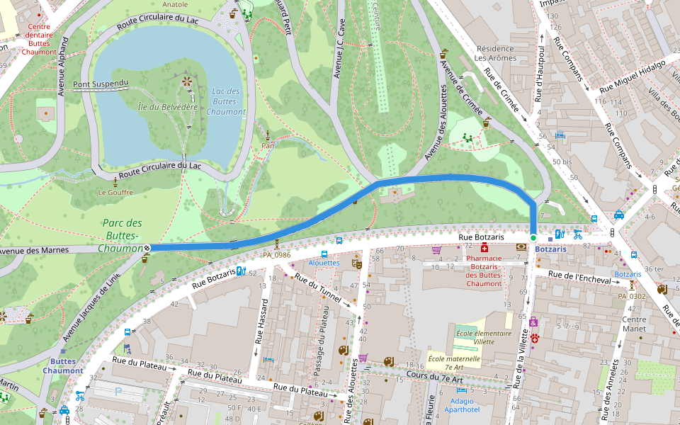 Avenue de la Cascade