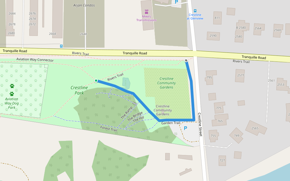 Garden Trail Walking and Running Kamloops, British Columbia Pacer