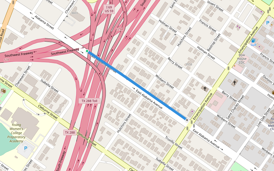 East Alabama Avenue