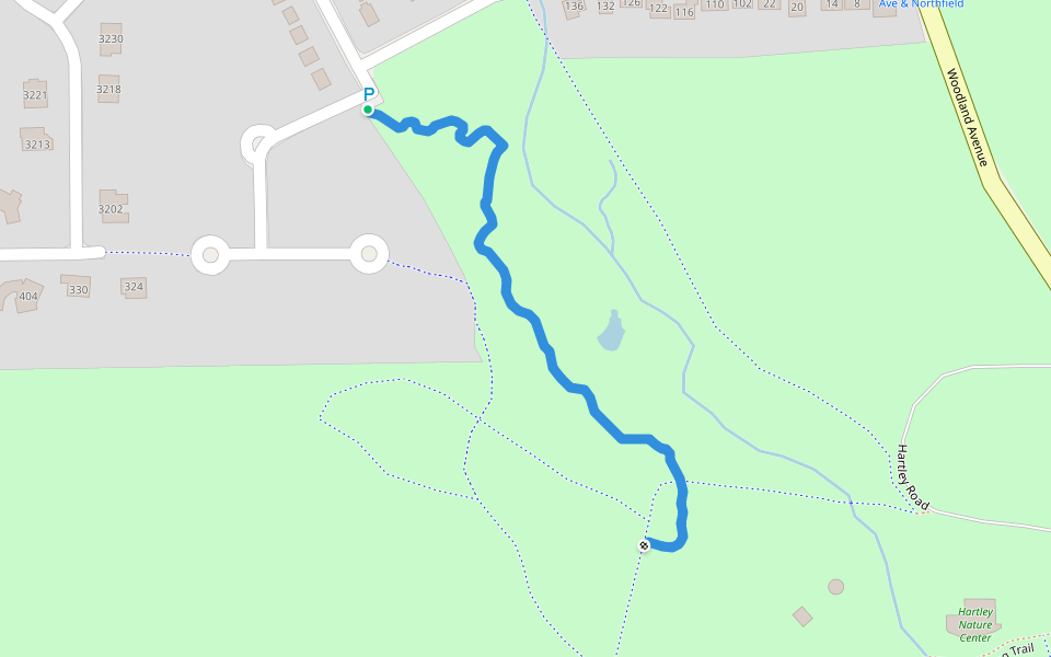NorthField Connector walking route map in Duluth