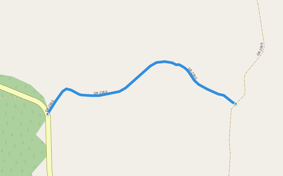 GR-238.6 walking route map in Utiel
