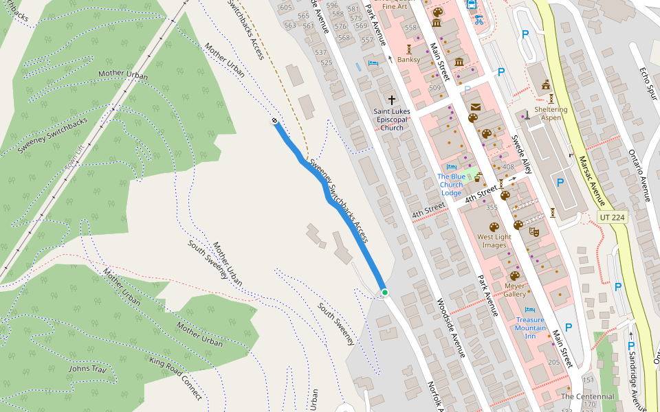 Sweeney Switchbacks Access