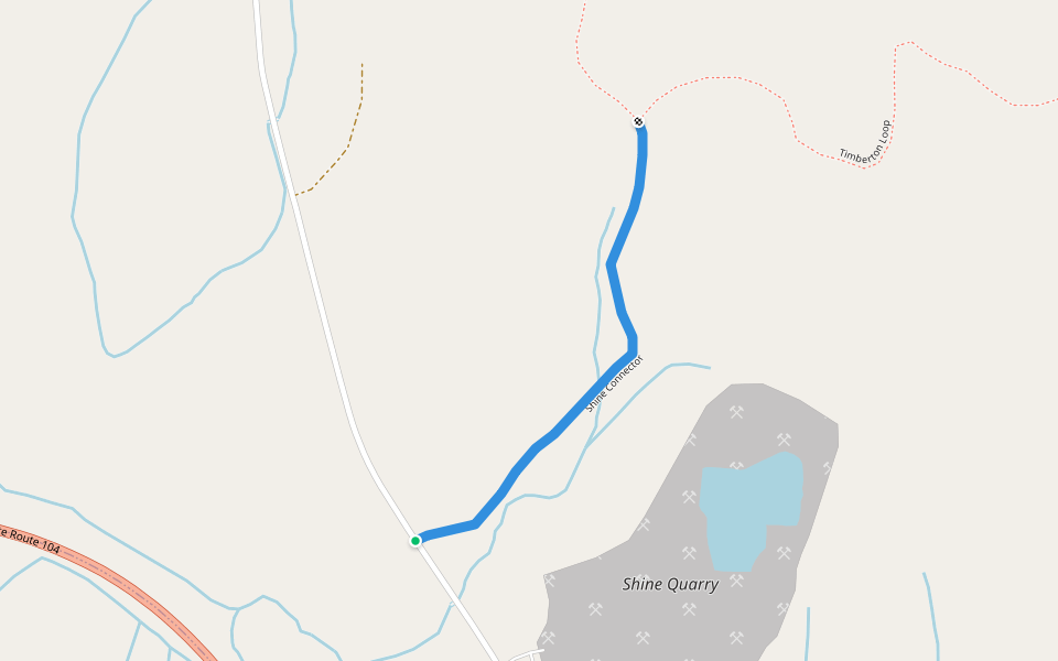 Shine Connector walking route map in Port Ludlow