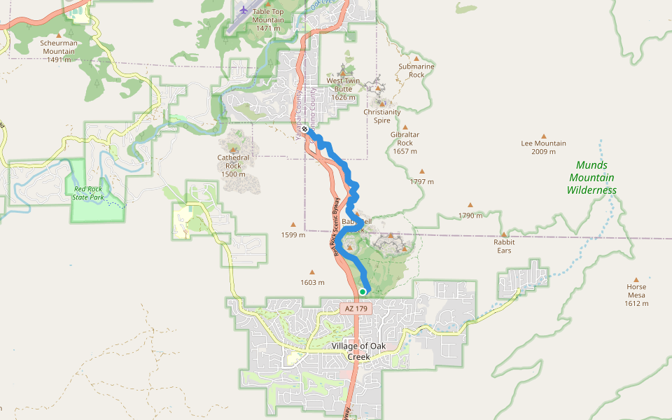 Bell Rock Pathway in Arizona - Osm Way 1107200627 