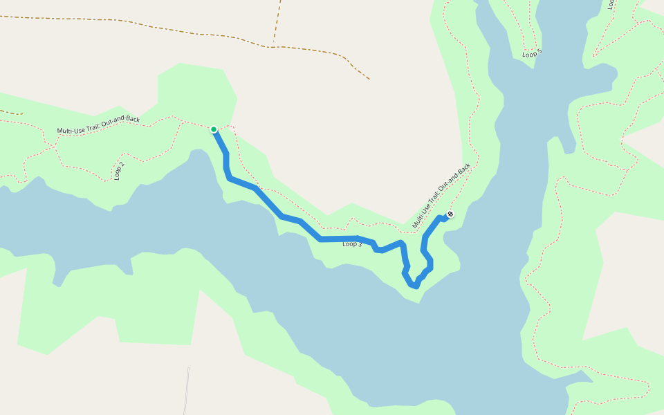 Loop 3 walking route map in Gloucester