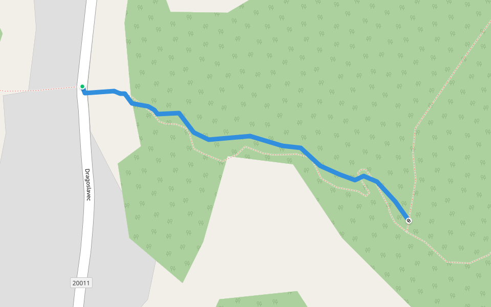 Međimurski planinarski put - MPP walking route map in Gornji Kuršanec