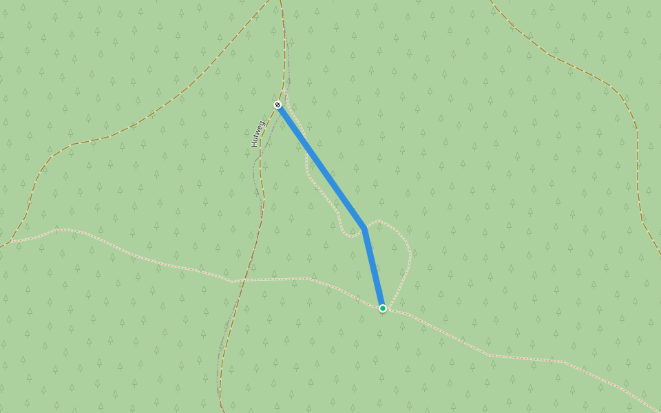 Pirate Line walking route map in Laufamholzer Forst