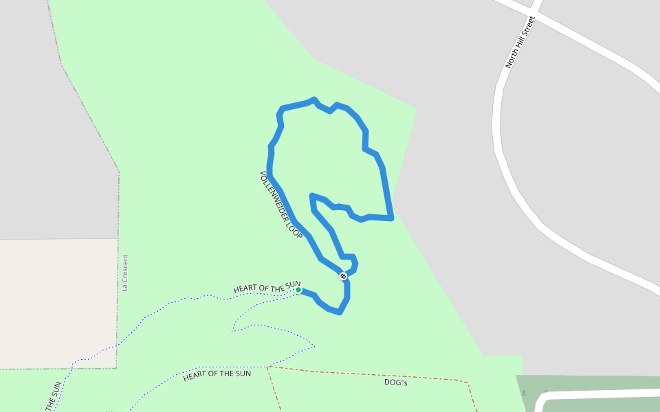 VOLLENWEIDER LOOP walking route map in La Crescent